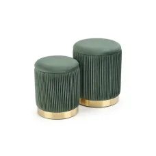 Pouf MONTY dark green